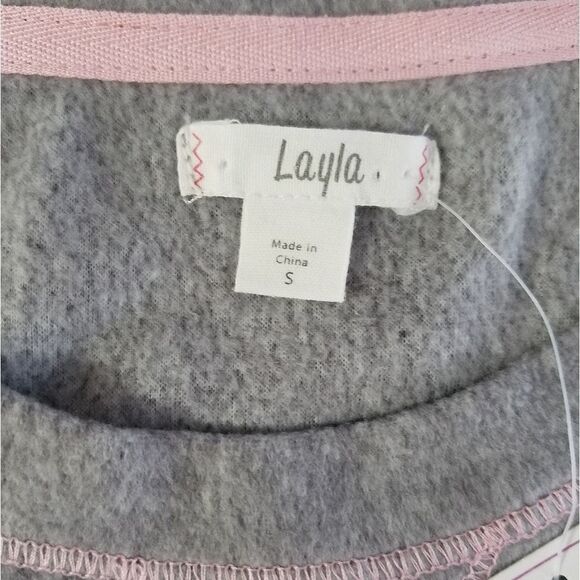 Layla Fleece Pajama Top - Picture 2 of 8